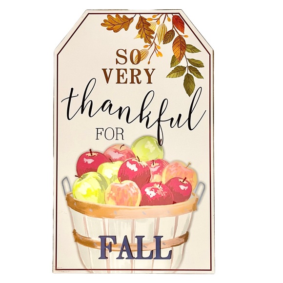 Fall Themed Wall Tag - Picture 1 of 4